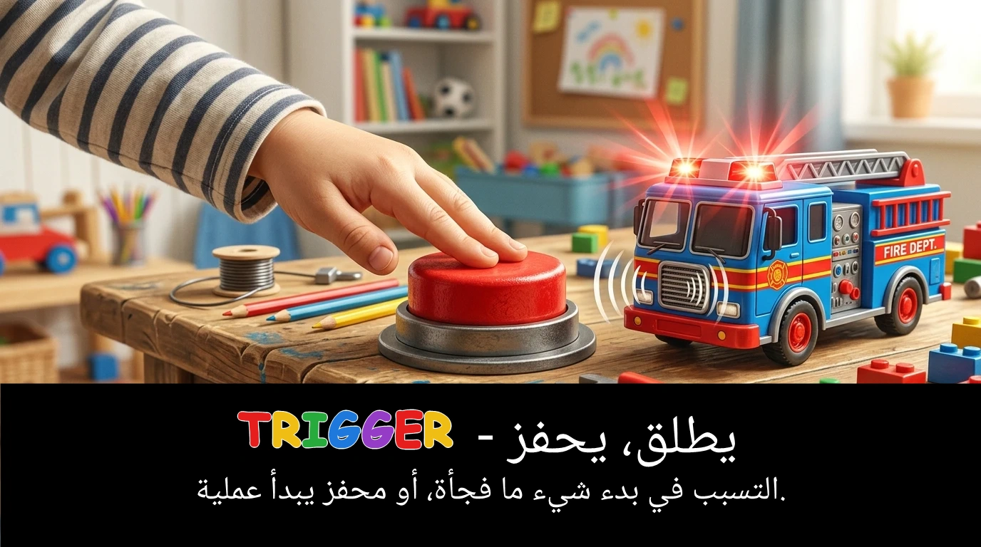 Arabic Illustration for trigger